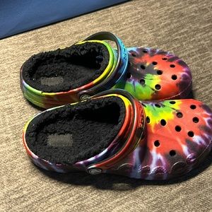 Rainbow color crocs women’s